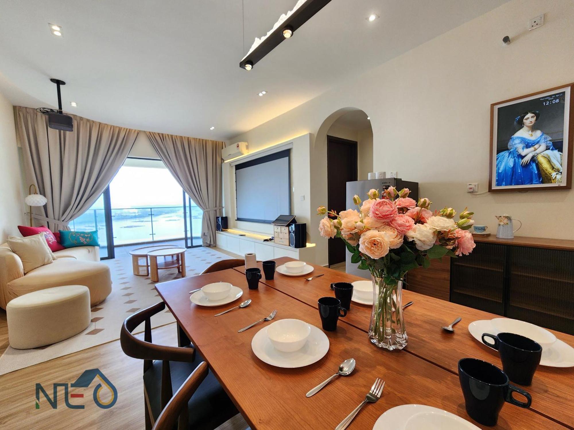 Country Garden Danga Bay Instyle Sea View Homestay Suite By Neo Джохор Бахру Стая снимка